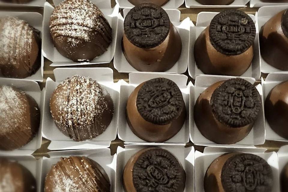 Mini Trufas - Oreo e Ninho