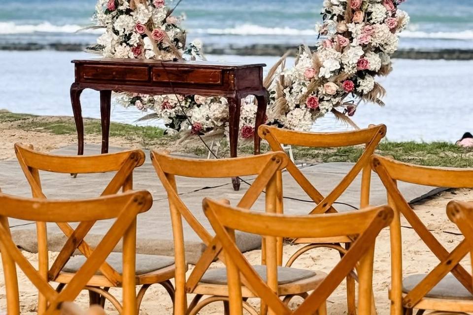 Altar na praia