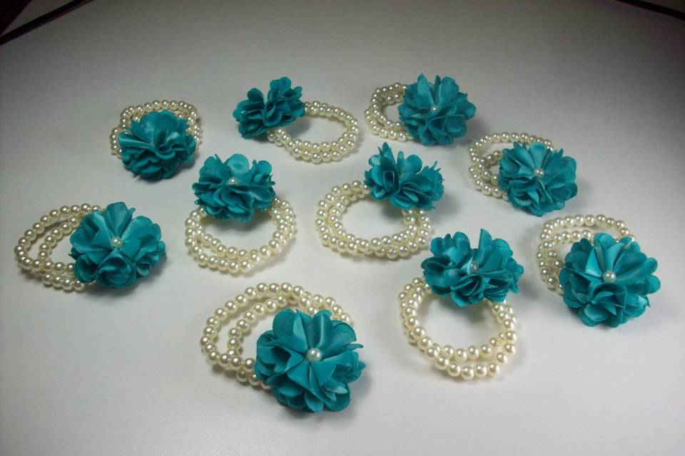 Corsage azul tiffany