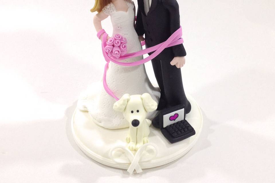 Topo de bolo de casamento