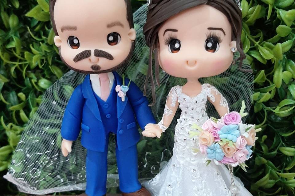 Casal com gatos
