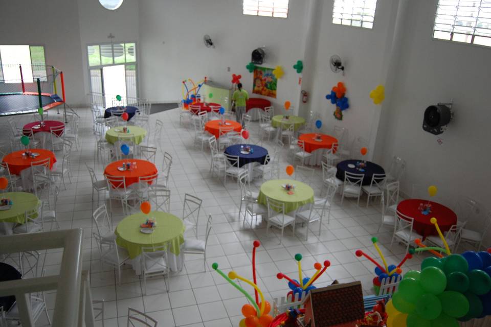 Salão social infantil