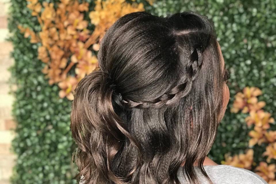 Penteado com trança