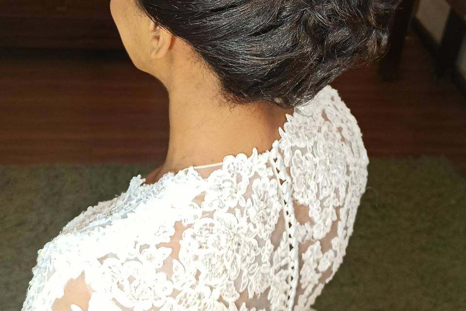 Penteado da noiva Valquíria