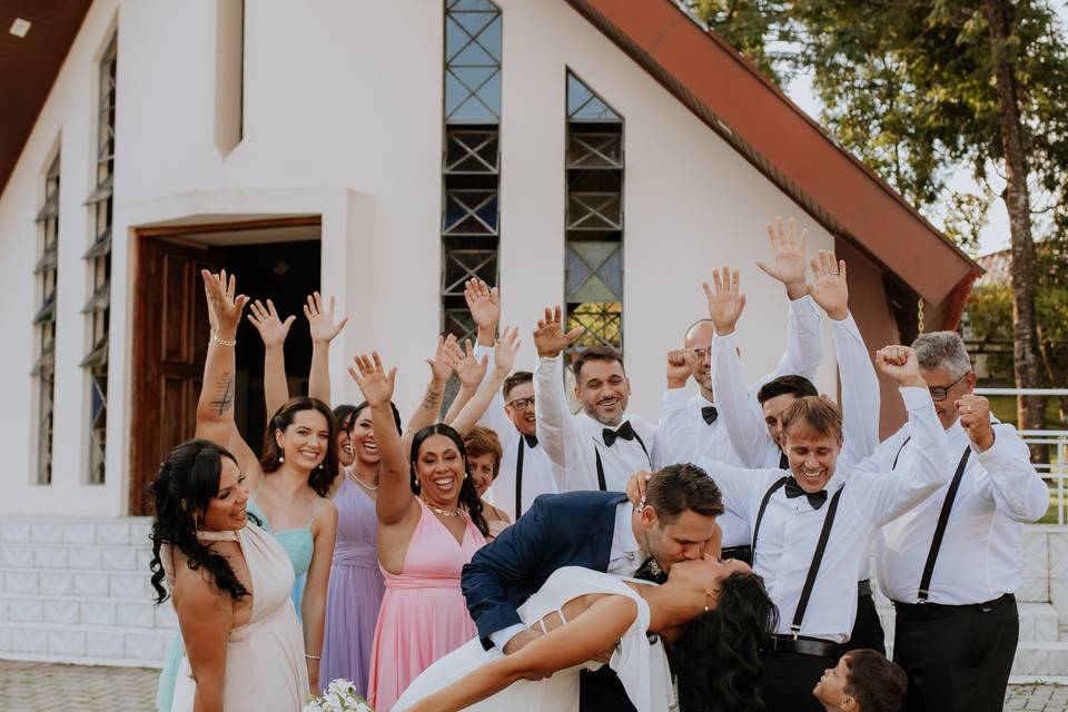 Casamento - Beijo