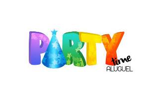 Logo Party Time Aluguel