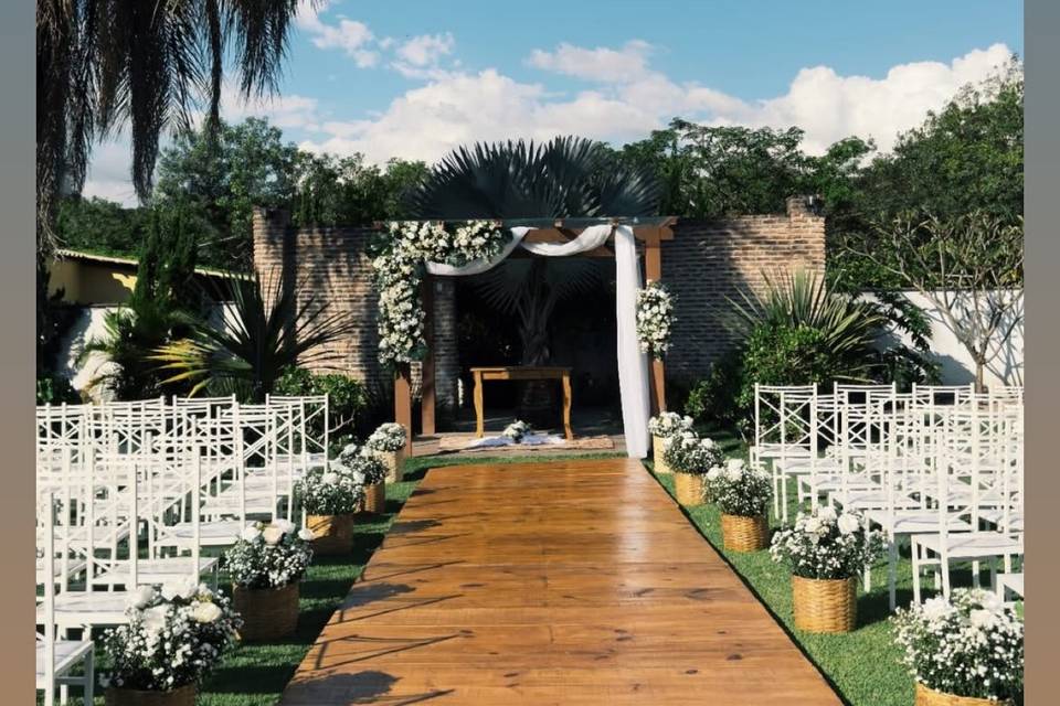 Gazebo altar da cerimônia
