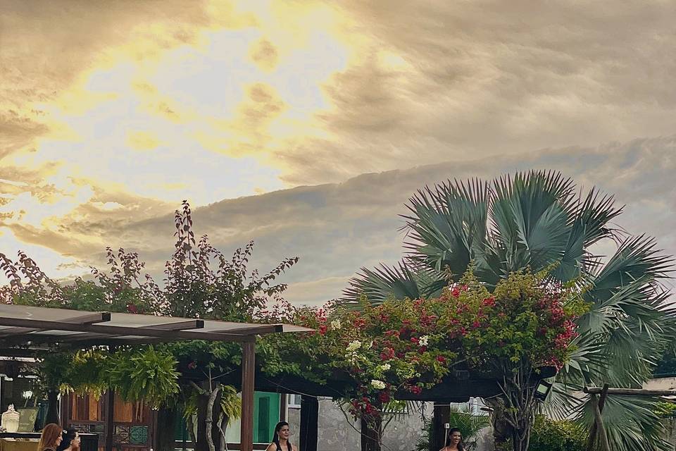 Pergolado área verde