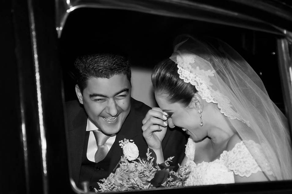 Saindo juntos para a felicidade