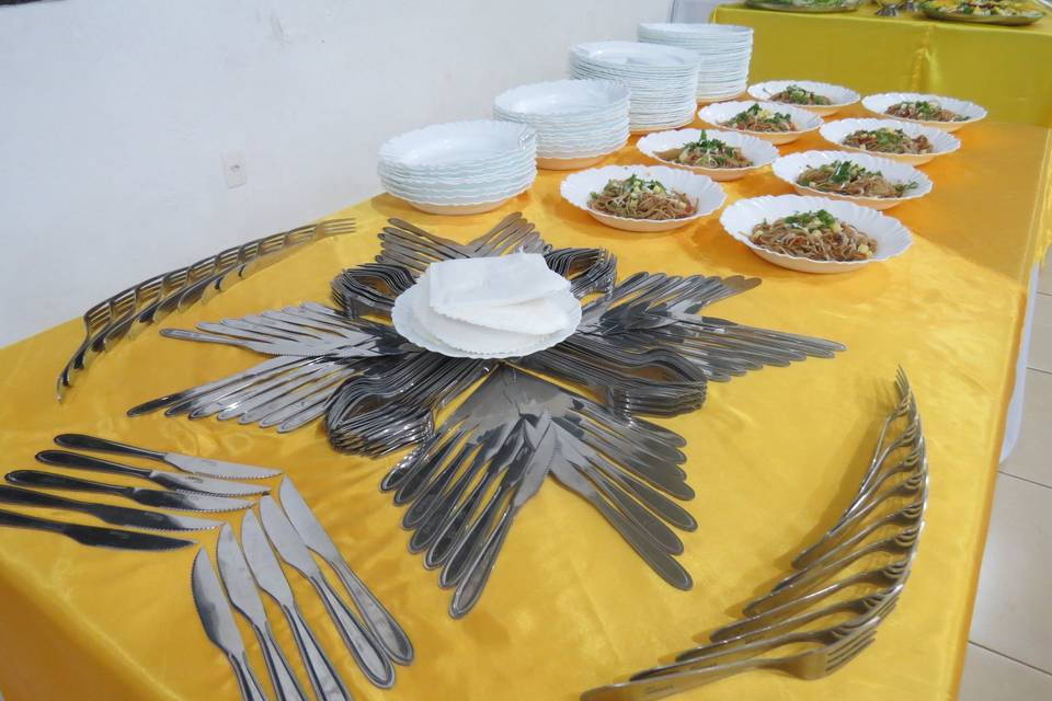 Buffet de macarrão