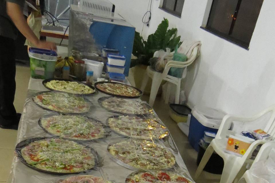 Buffet de pizza