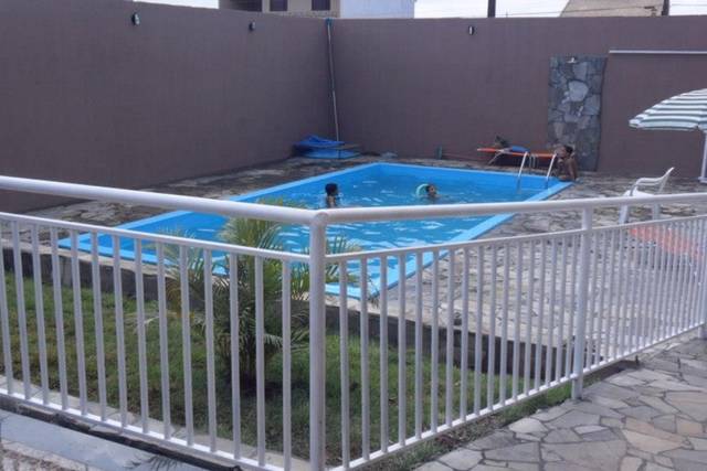 Área da piscina