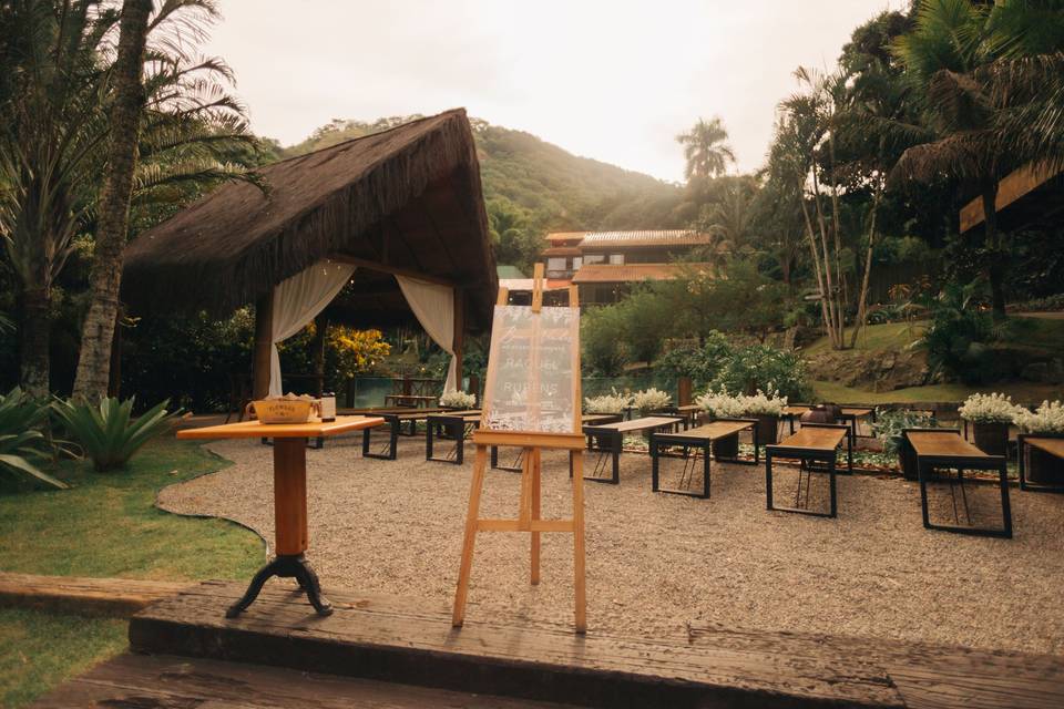 Placa Recepção em Acrílico