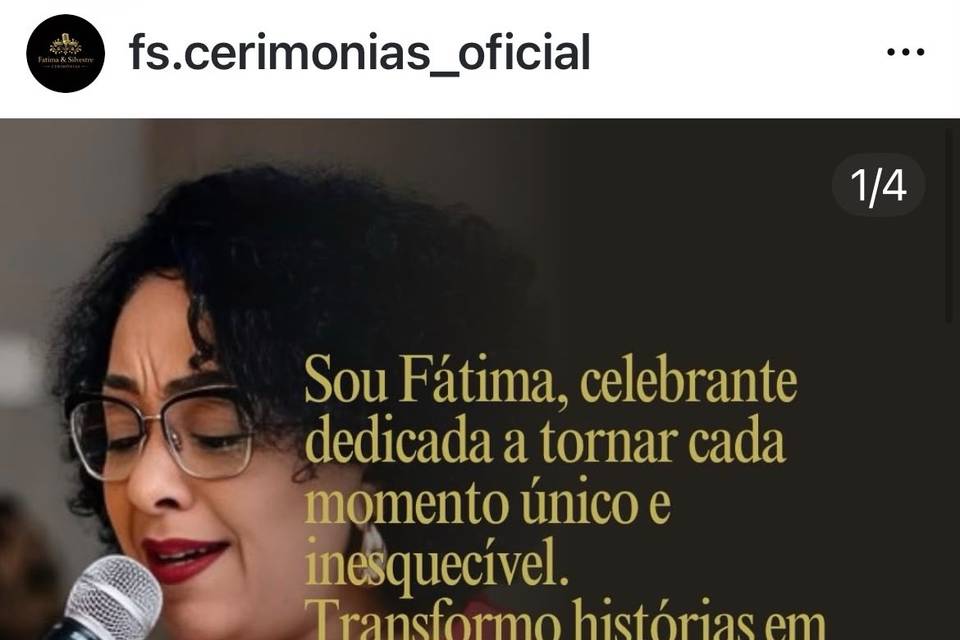 Celebrante Fátima