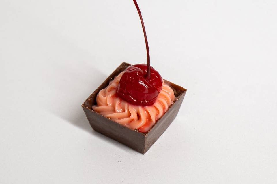 Box trufado de cereja
