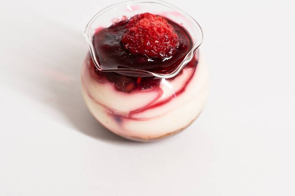 Petit verre de frutas vermelha
