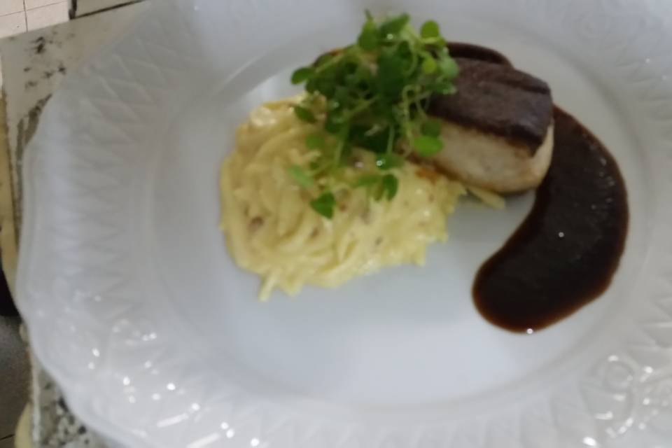 Mecas  com crosta de canela e