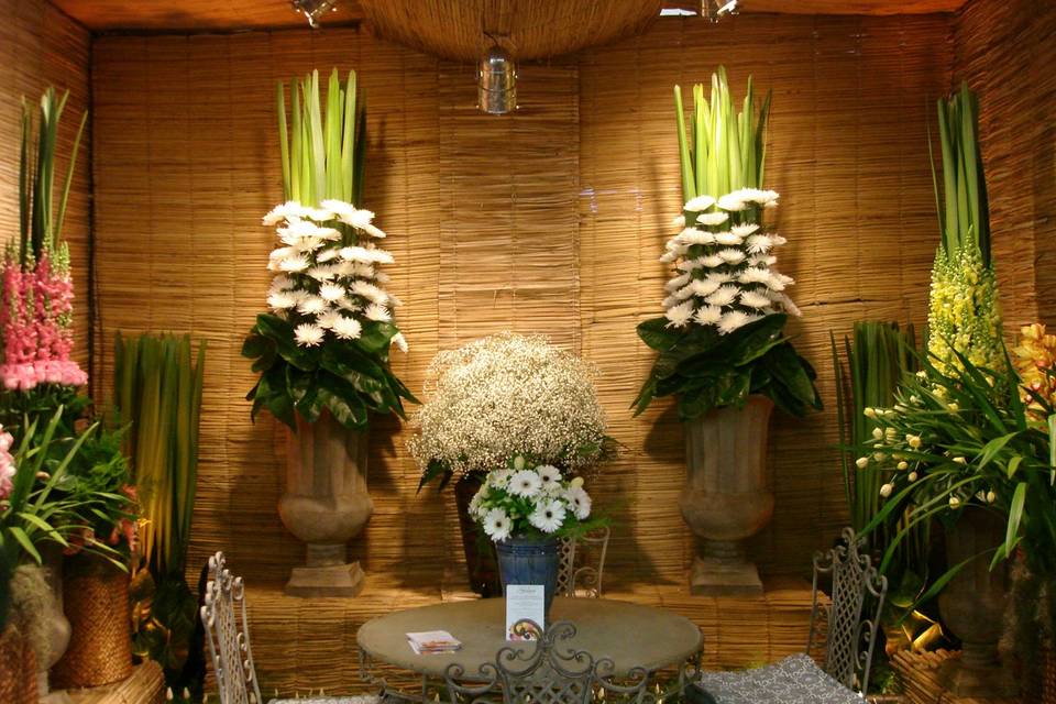 Decoração flor do campo