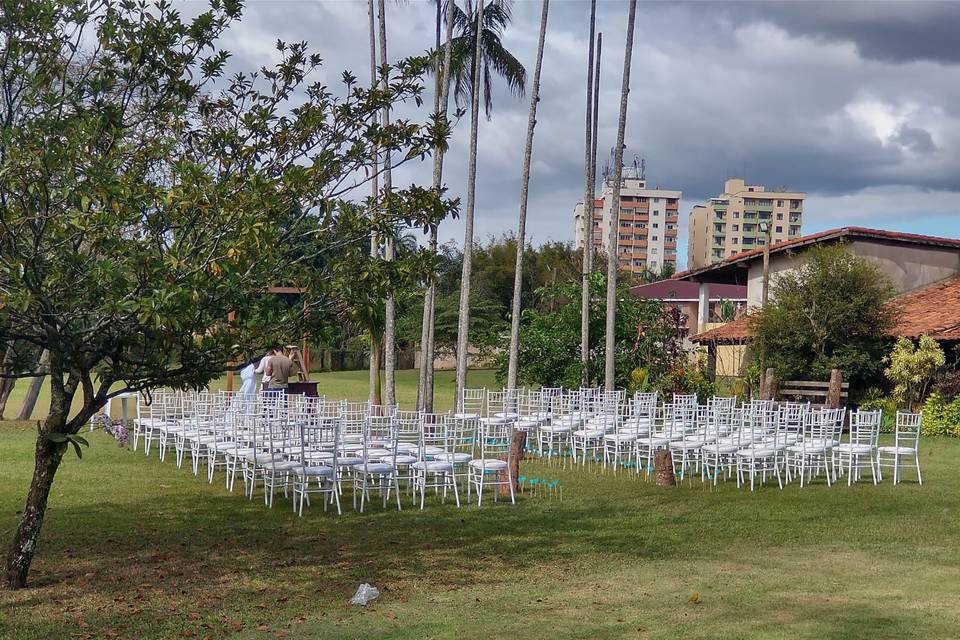 Cerimônia no gramado