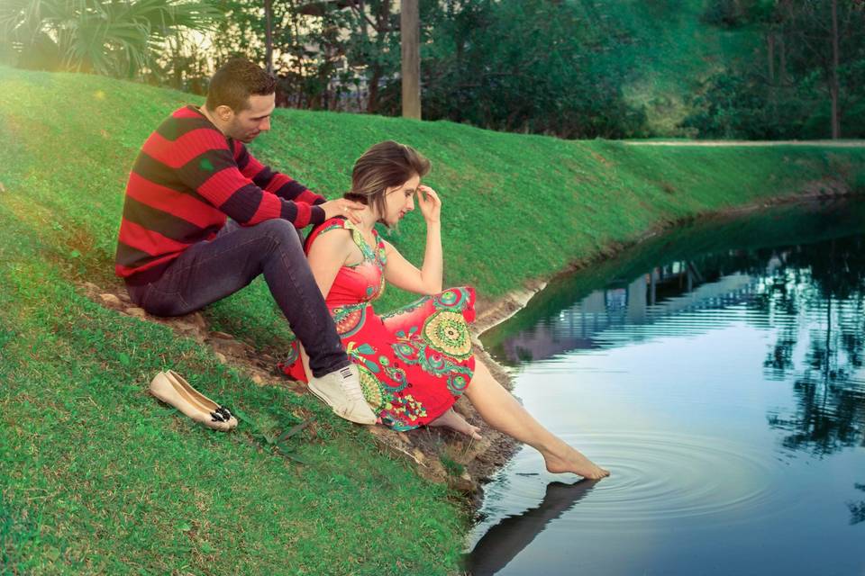 Thalita e William
