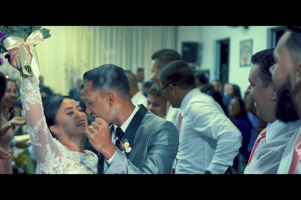 Print do vídeo de casamento