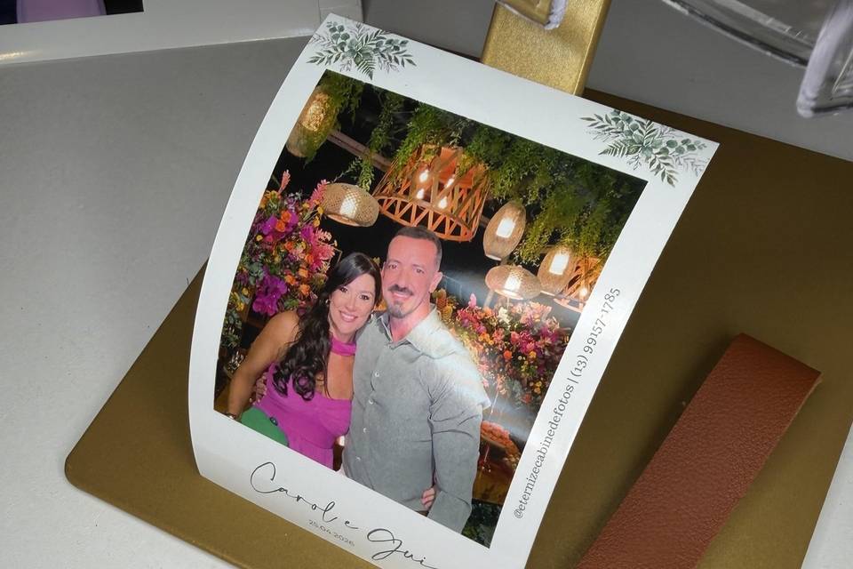 Polaroid + chaveiro