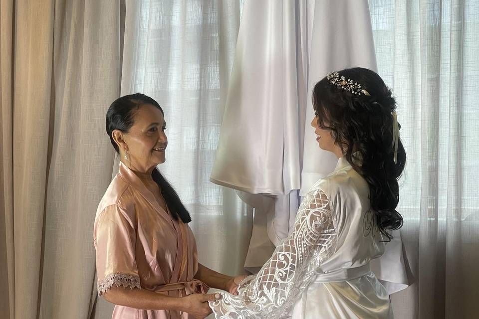 Momento mãe e filha