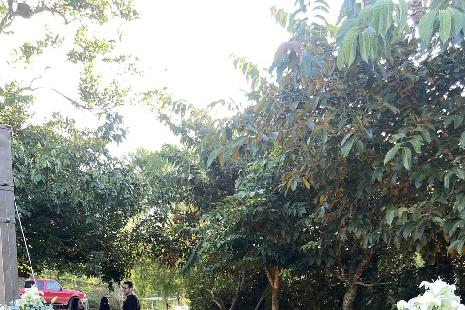 Balcão rústico