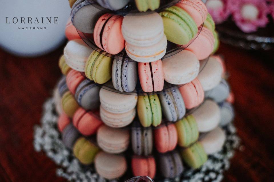 Torre de macarons