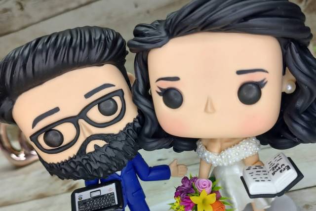 Noivos estilo Funko Pop