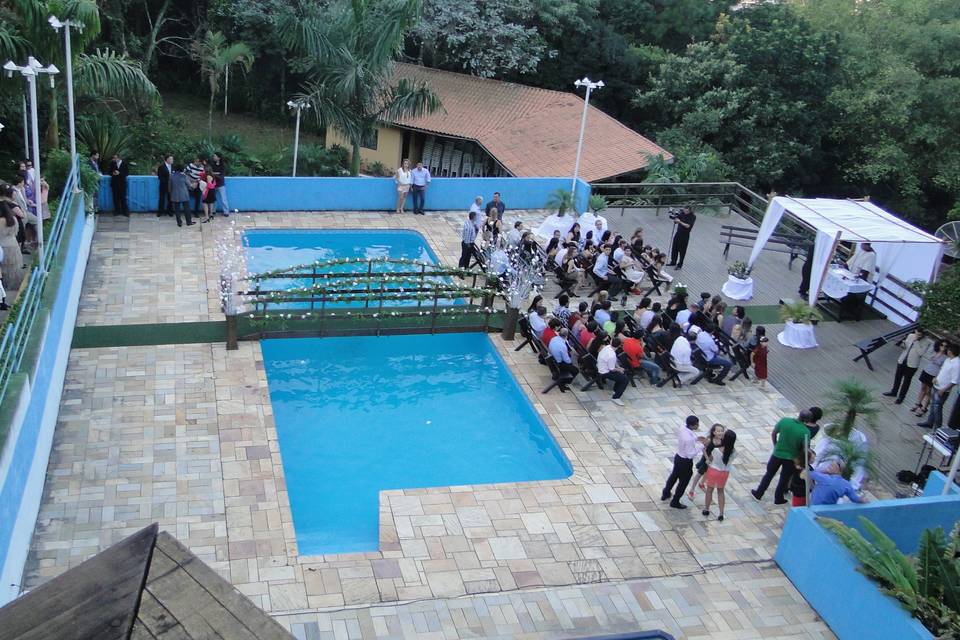 Piscina do alto