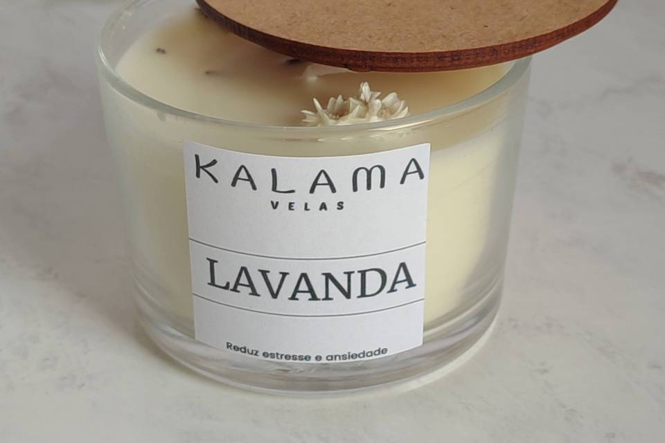 Vela Lavanda - 100 gramas