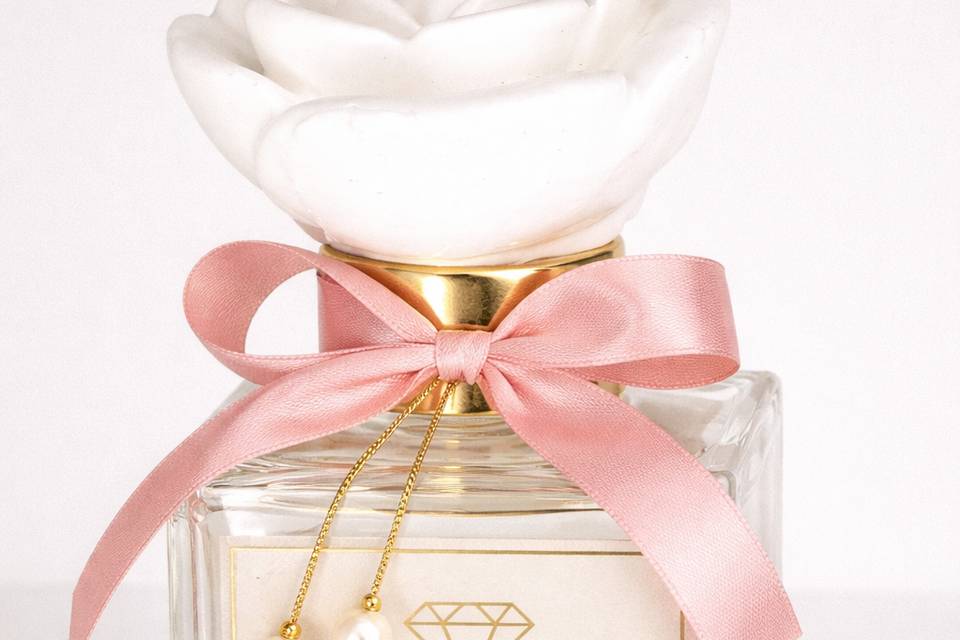 Flor em gesso aromatizante