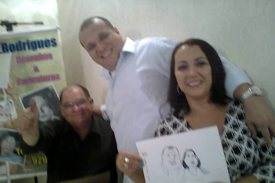 Caricatura no evento