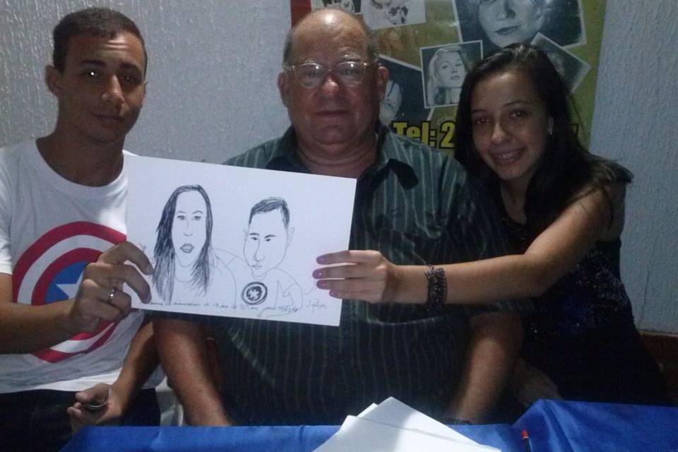 Caricaturas em eventos