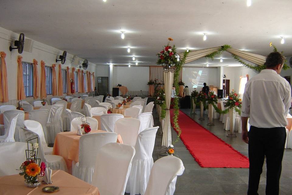 Cerimônia dentro do salão