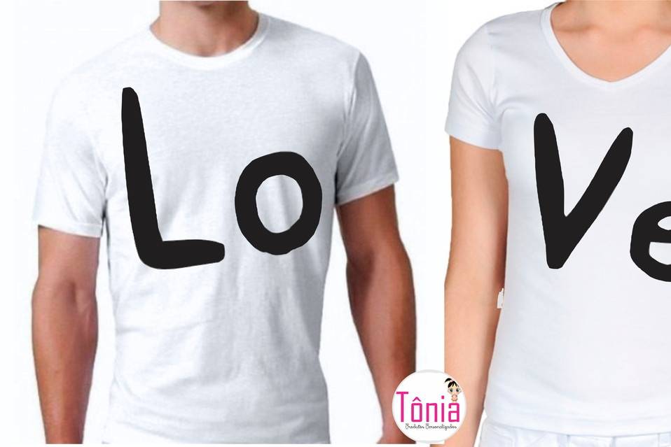 Camisa LOVE ( temos colorida)