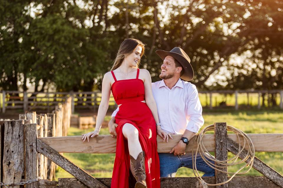 Pré casamento no Campo