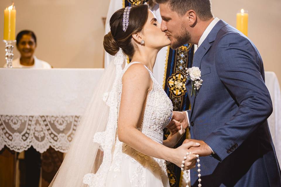 1º beijo de casados