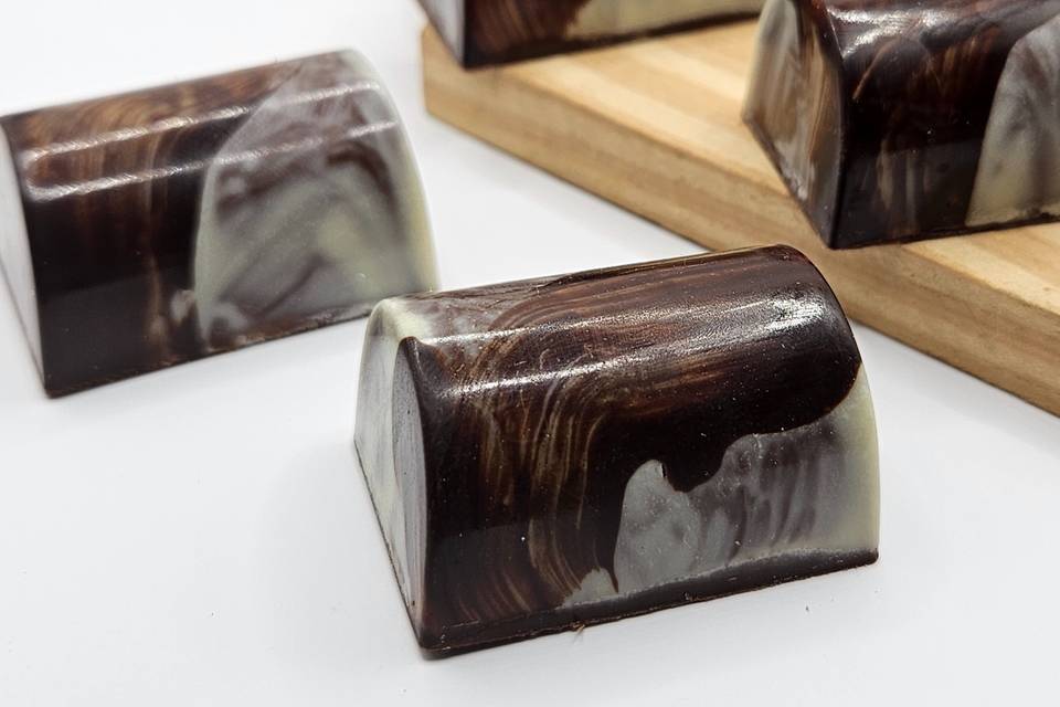 Bombom caramelo + flor de sal
