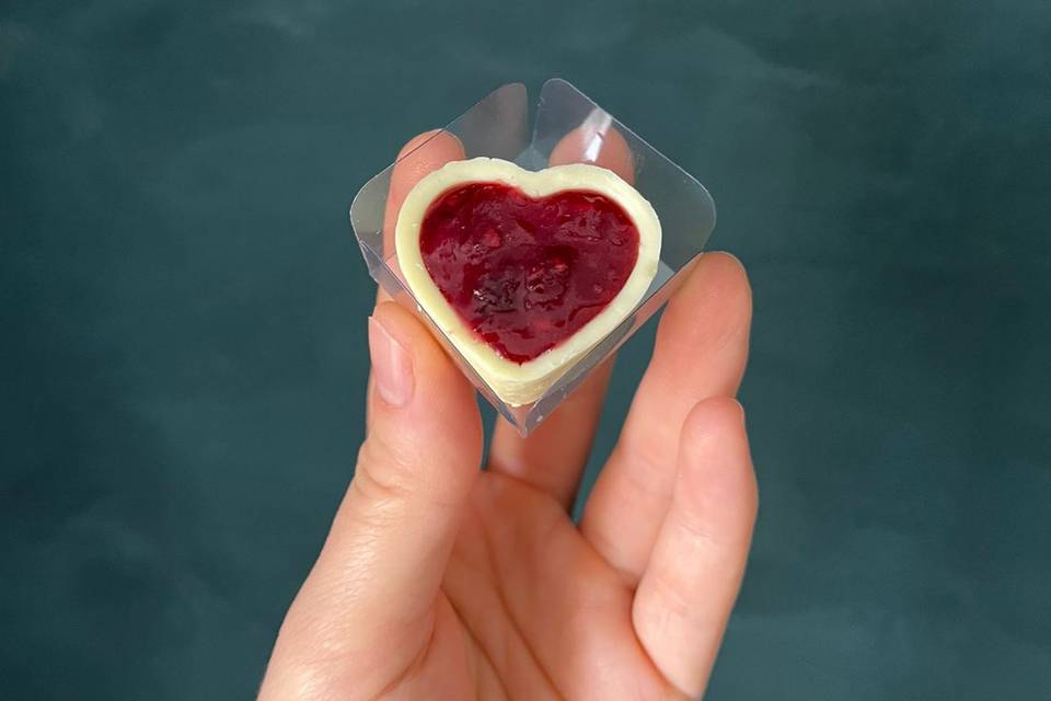 Coração de Frutas Vermelhas