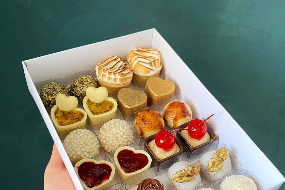 Caixa degustação de doces
