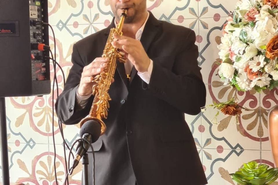 Sax solo recepção dos convidad