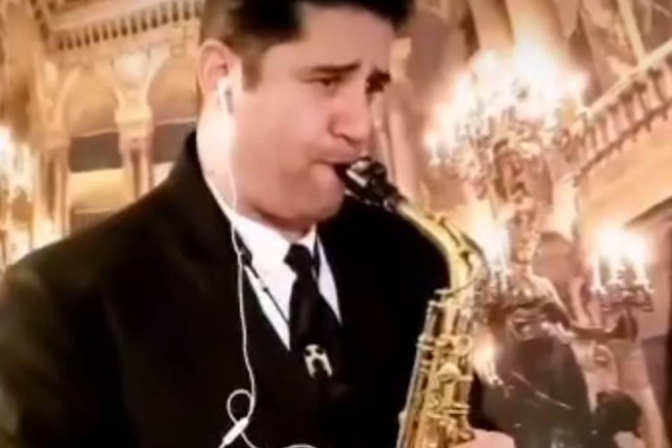 Sax solo pra receber os convid