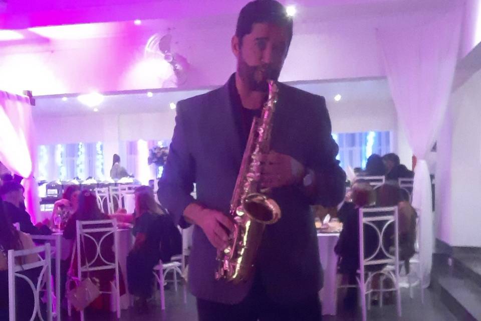 Recepção com sax