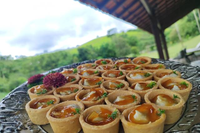 Canapé vegetariano