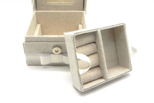 Caixa mini bijoux com bandeja