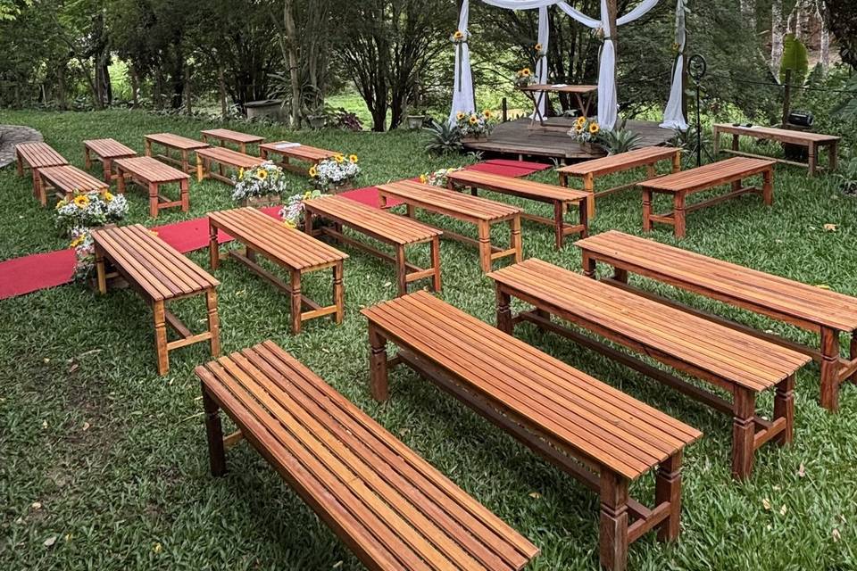 Espaço da cerimônia