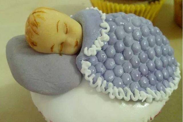 Cupcakes para chá de bebês