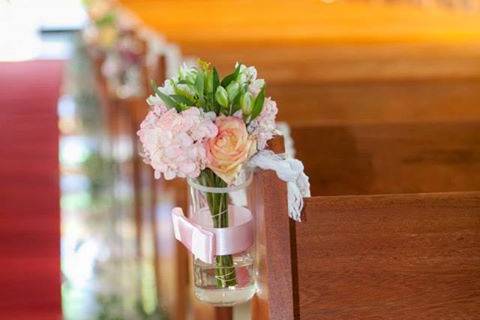 Decoração rosa